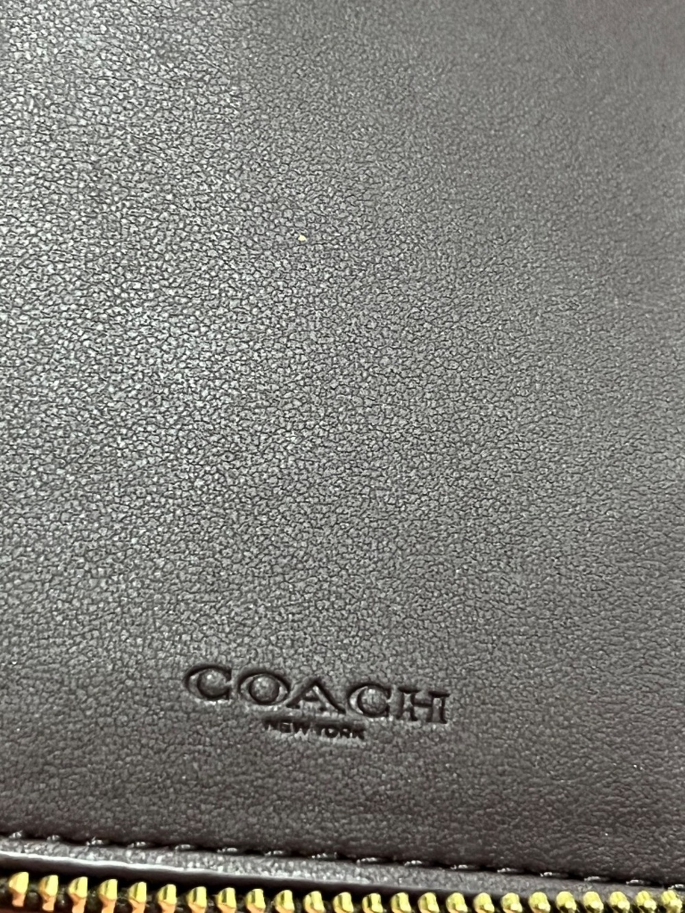 NWOT Coach black and brown leather wallet - Picture 6 of 8